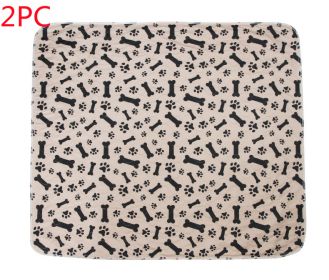 Three-layer Waterproof Pet Absorbent Pad (Option: Coffee 2PC-L)